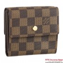 Louis Vuitton N61654 Damier Ebene Canvas Elise Wallet HY14156tL32