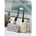 Louis Vuitton NEVERFULL MM M58525 Cream HY16248io33