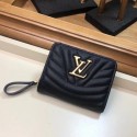 LOUIS VUITTON NEW WAVE COMPACT WALLET M63789 black HY17521dE28