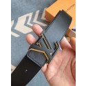 Louis Vuitton OPTIC 40MM REVERSIBLE BELT M0226T BLACK HY7458Ri95