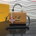 Louis vuitton original CRAFTY TWIST tote bag M56780 Caramel HY16374Oq54