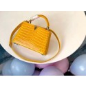 Louis vuitton original crocodile CAPUCINES PM M94587 yellow HY8807Dq89