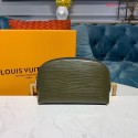 Louis vuitton original Epi Leather COSMETIC POUCH PM M52030 Khaki HY14383Gm74