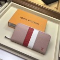 Louis Vuitton original Epi leather ZIPPY WALLET M62983 pink HY21683Gm74