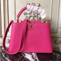 Louis Vuitton Original Leather CAPUCINES BB M54419 Rose HY25529Zf62