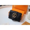 Louis Vuitton Original LV PONT 9 Wallet M69176 black HY16328Xw85