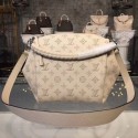 Louis Vuitton original Mahina Leather BABYLONE CHAIN BB M51767 cream HY10254Hn31