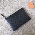 Louis vuitton original Monogram Eclipse Canvas DAILY POUCH M62048 HY18528cP15