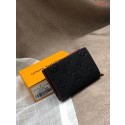 Louis Vuitton Original Monogram Empreinte CLEA WALLET M80152 Navy Blue HY757Ym74