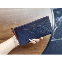 Louis Vuitton Original Monogram Empreinte Wallet M68712 Navy Blue HY26164UW57
