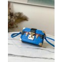 Louis vuitton original PETITE MALLE N92049 blue HY2729Rc99