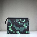 Louis Vuitton original POCHETTE VOYAGE MM N41696 green HY3749Is79