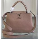 Louis Vuitton Original Taurillon Leather CAPUCINES BB Bag M90294 Apricot HY5175Wi77