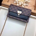Louis Vuitton original VAVIN CHAIN WALLET N60237 black HY15015Lp50