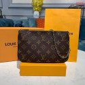 Louis Vuitton POCHETTE DOUBLE ZIP Chain bag M63905 HY6277aM39
