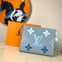 Louis Vuitton POCHETTE VOYAGE MM M80504 Blue & Saffron HY15399Ea63