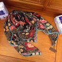 Louis Vuitton Scarf Cashmere LV111 Brown HY6431Gp37