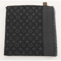 Louis Vuitton Scarves Cotton LV6725B Black HY12965yx89