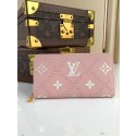 Louis Vuitton ZIPPY leather WALLET M81141 pink HY2294Fh96