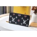 Louis Vuitton ZIPPY WALLET M80683 black HY13793Ty85
