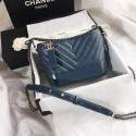 Luxury CHANEL GABRIELLE Original Small Hobo Bag A91810 Blue HY18651Px24