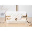Luxury Chanel SMALL FLAP BAG AP2508 white HY9919kp43