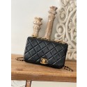 Luxury Chanel SMALL FLAP BAG Lambskin & Gold-Tone Metal AS3367 black HY8626UV86