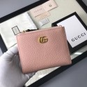 Luxury Gucci Calfskin Leather Wallet 474747 pink HY23956UV86
