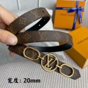 Luxury Louis Vuitton Belt 20MM LVB00002 HY15148bE46