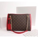Luxury Louis vuitton monogram canvas SURENE MM M43755 red HY2619kp43