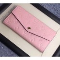 Luxury Louis Vuitton Monogram Empreinte WALLET M60565 Pink HY7949Lv15