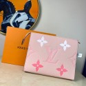 Luxury Louis Vuitton POCHETTE VOYAGE MM M80504 Pink & Saffron HY1131Px24
