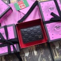 Luxury Replica Gucci Signature card case 522869 black HY24600vv50