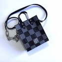 New Louis Vuitton SAC PLAT XS N60479 black HY23612Uf80