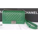 Quality Boy Chanel Flap Shoulder Bag Caviar Leather A67086 Green HY1500Vu63