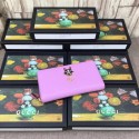 Quality Gucci Calfskin Leagther Wallet 499327 pink HY26320Vu63