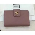Replica AAA Gucci Calfskin Leagther Wallet 337023 Pink HY11050of41