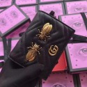 Replica AAA Gucci Marmont Animal Studs Card Case 466492 Black HY1195of41