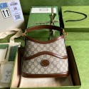 Replica Best Quality Gucci Large shoulder bag with Interlocking G 696011 brown HY3811Rf83