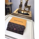 Replica Best Quality Louis Vuitton Monogram Canvas EMILIE WALLET M61289 Light Red HY9286Rf83