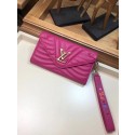 Replica Best Quality LOUIS VUITTON NEW WAVE LONG WALLET M63298 Peach red HY8556Rf83