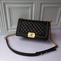 Replica Boy Chanel Flap Shoulder Bag Original Sheepskin Leather A67086 Black HY15173Ix66