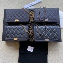 Replica BOY CHANEL Original Wallet on Chain A80287 black HY16146hD86
