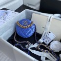 Replica Chanel 19 chain Bag AP0945 blue HY25648Hd81