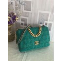 Replica CHANEL 19 Flap Bag AS1162 green HY4975VA65