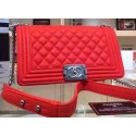 Replica Chanel Boy Flap Shoulder Bags Deer Leather A67086 Red HY25488TN94