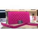 Replica Chanel Boy Flap Shoulder Bags Deer Leather A67086 Rose HY18031ec82