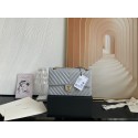 Replica Chanel classic handbag Lambskin & gold Metal V01112 gray HY1767Xe44
