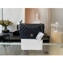 Replica Chanel classic handbag Lambskin&silver Metal 01112 black HY12758Vi77
