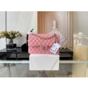 Replica Chanel classic handbag Lambskin&silver Metal 01112 Cherry Blossom powder HY13591hD86
